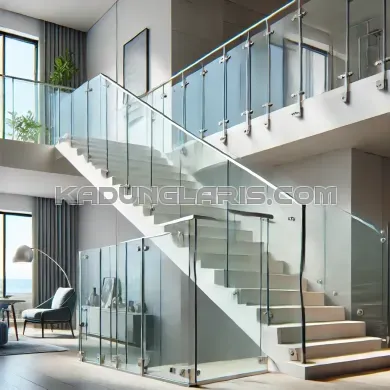 Solusi Interior: Railing Tangga Kaca Hits Di Jogja.